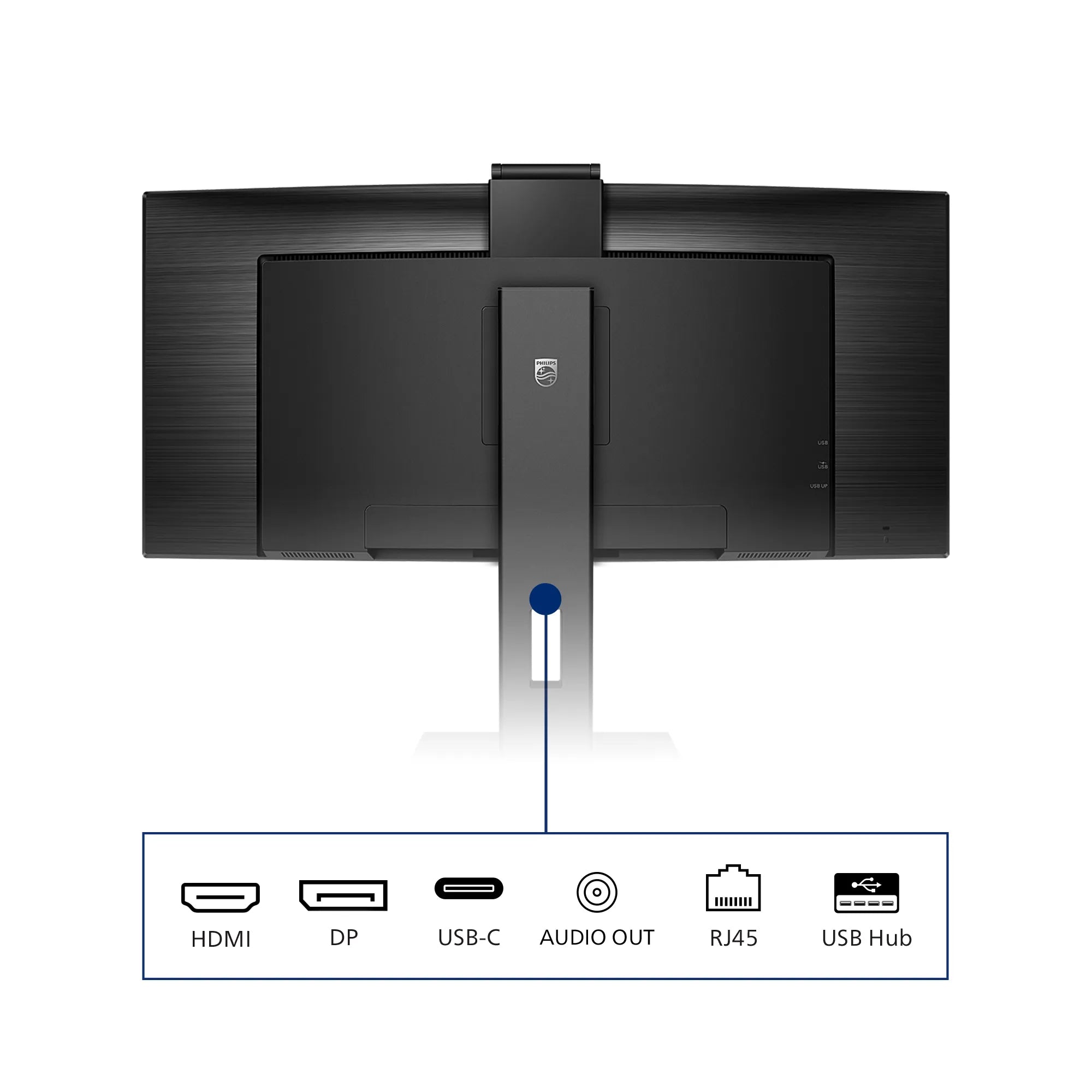 Philips P Line 346P1CRH 34" UWQHD Curved Monitor