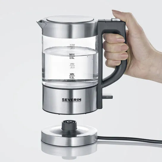 Severin WK347 Kettle, Steel, 0.5L