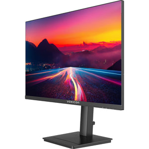 Voxicon O27QHDPF Ergonomic USB-C 65W Monitor - Black