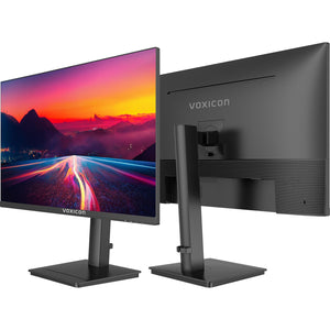 Voxicon O27QHDPF Ergonomic USB-C 65W Monitor - Black