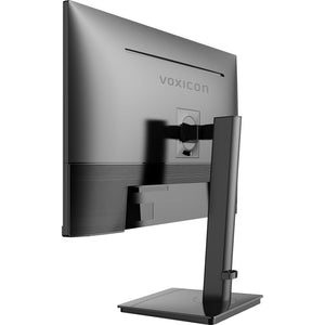 Voxicon O27QHDPF Ergonomic USB-C 65W Monitor - Black