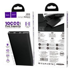 Power Bank Hoco J55, 10000 mAh, Black