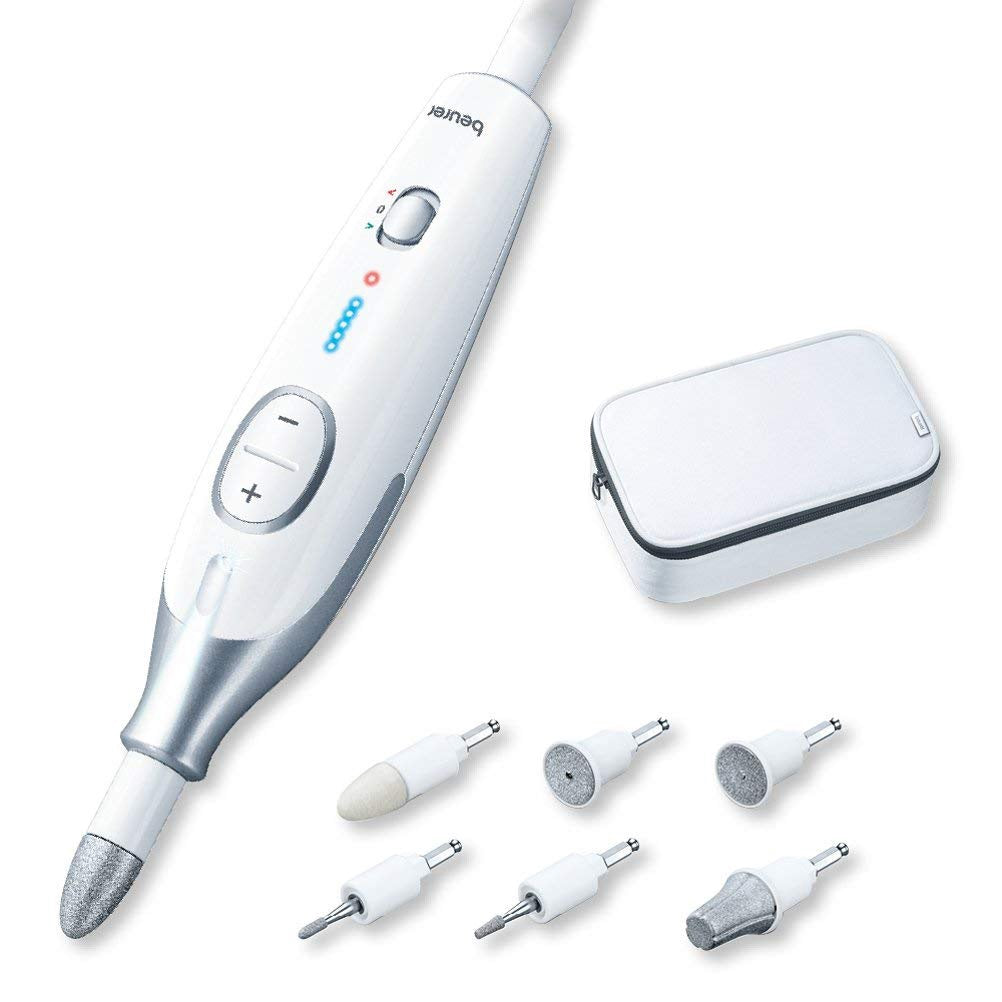 Electric Manicure & Pedicure Set Beurer MP 42, White/Grey