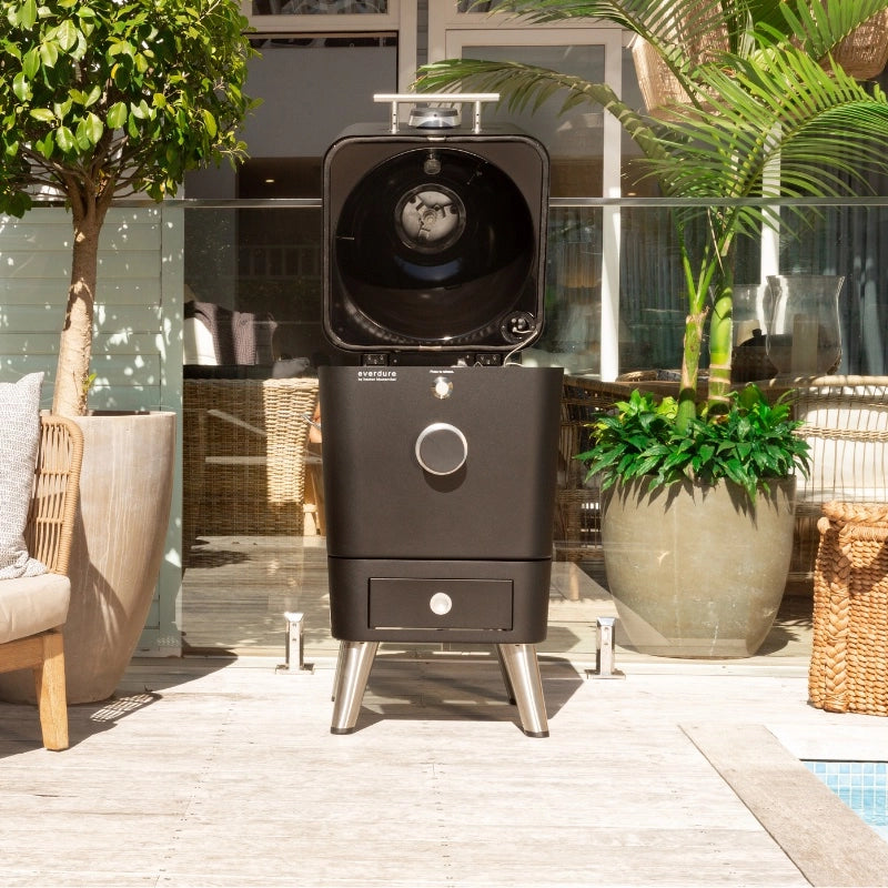 Everdure 4K Charcoal BBQ, Black