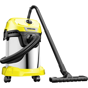 Kärcher WD 3 S V-17/4/20 Wet and Dry Vacuum Cleaner yellow/stainless steel