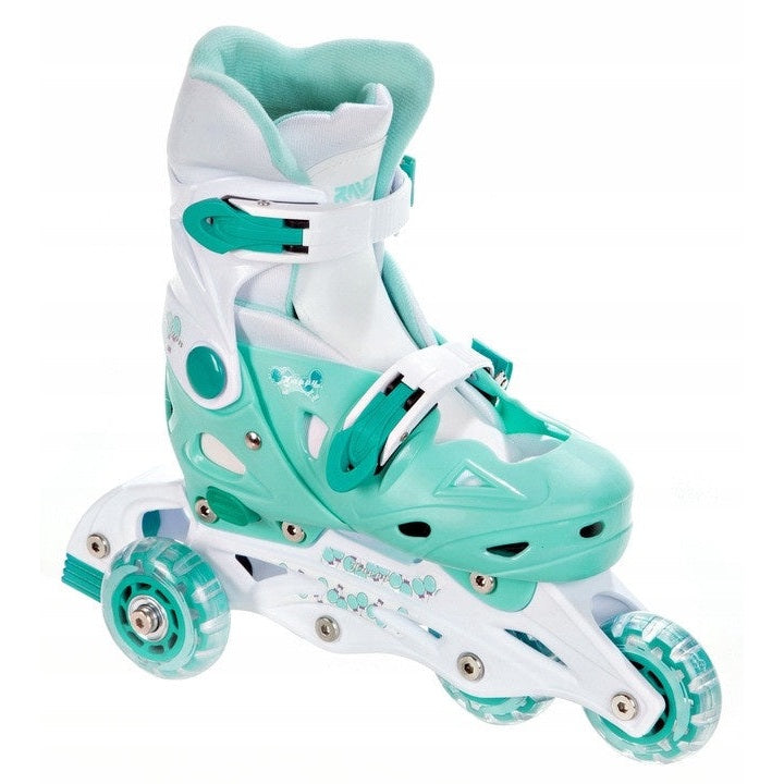 Raven Balloon Roller Skates, white/mint, 29-32