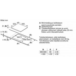 Bosch PUE611BB5E Induction Hob
