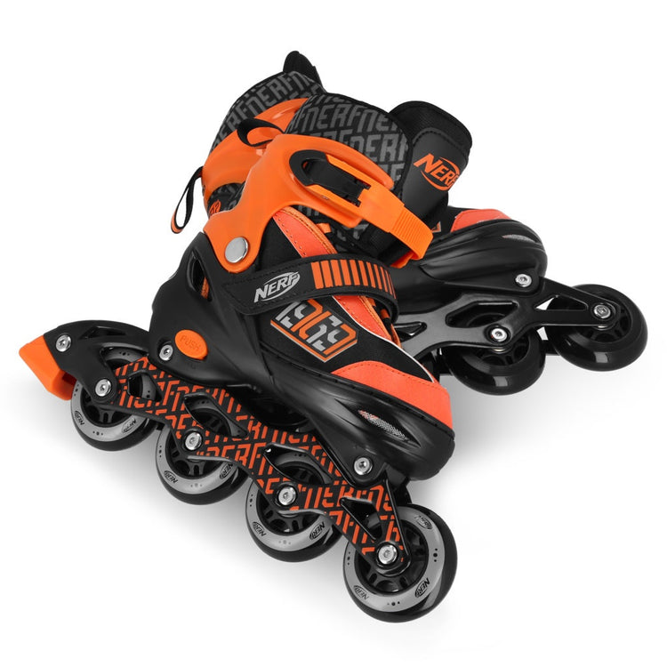 Roller Skates Spokey Nerf Strive 941341, black/orange, 38-42