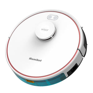 Mamibot ExVac880 T+ Robot Vacuum Cleaner, White Good with defective/lack packaging