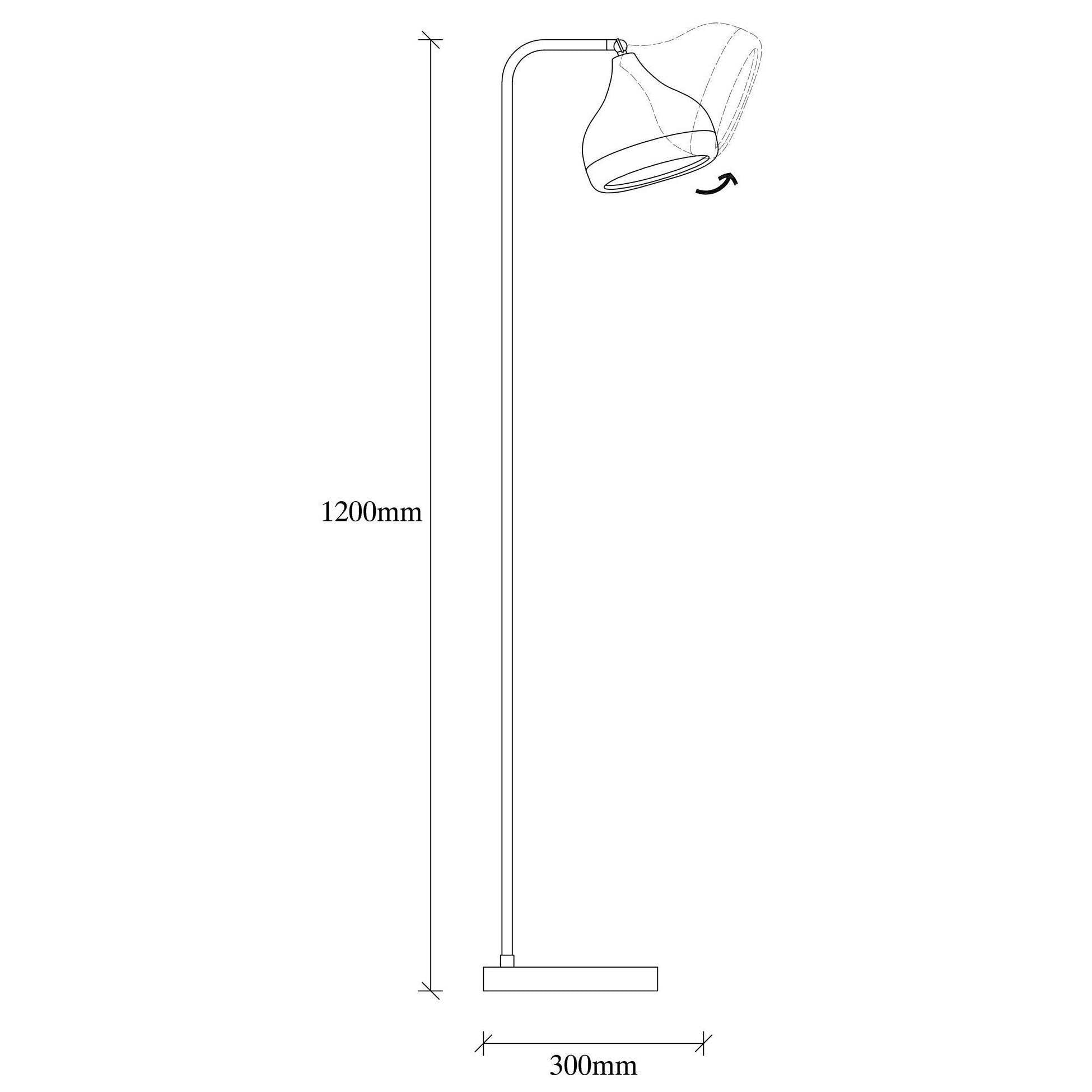 Floor lamp Opviq Yildo 6906, 40 W, E27