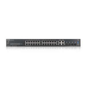 Zyxel GS2220-28 Managed L2 Gigabit Ethernet 24 Port Network Switch, Black