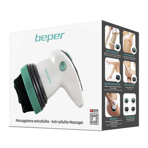 Beper 40.500 Massager, 25 W, White/Black/Green