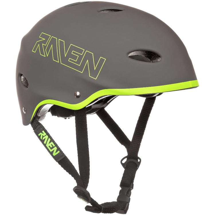 Cycling Helmet Universal Raven F511, Green/Grey, S