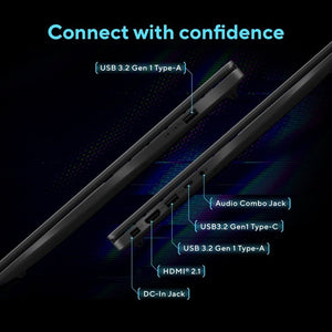 Asus 16" V16 V3607VH Gaming Laptop, Black