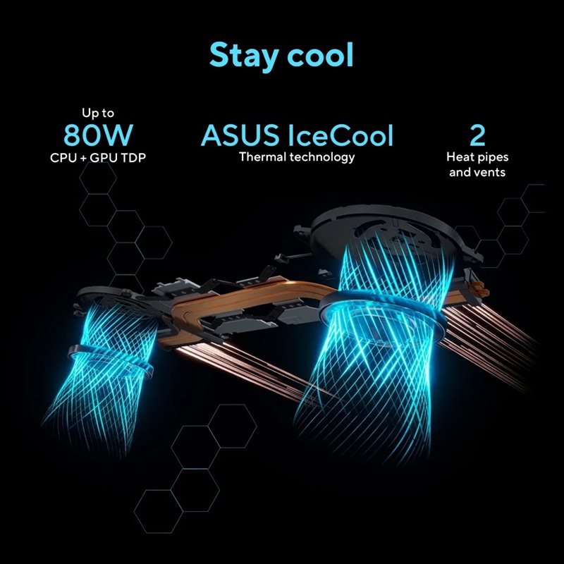 Asus 16" V16 V3607VH Gaming Laptop, Black