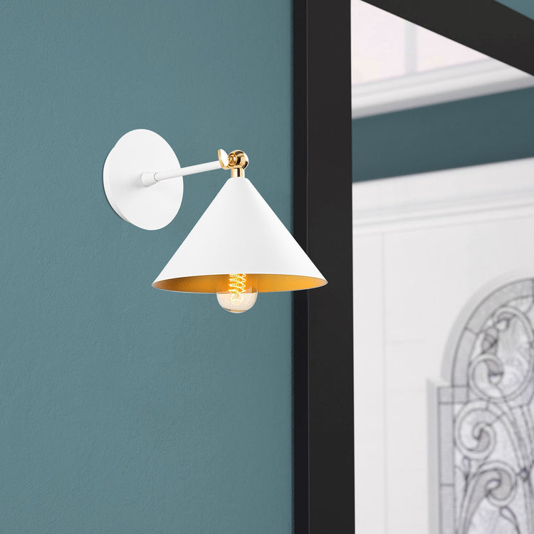 Opviq Berceste 185WHITE-A Wall Light, 40 W, E27