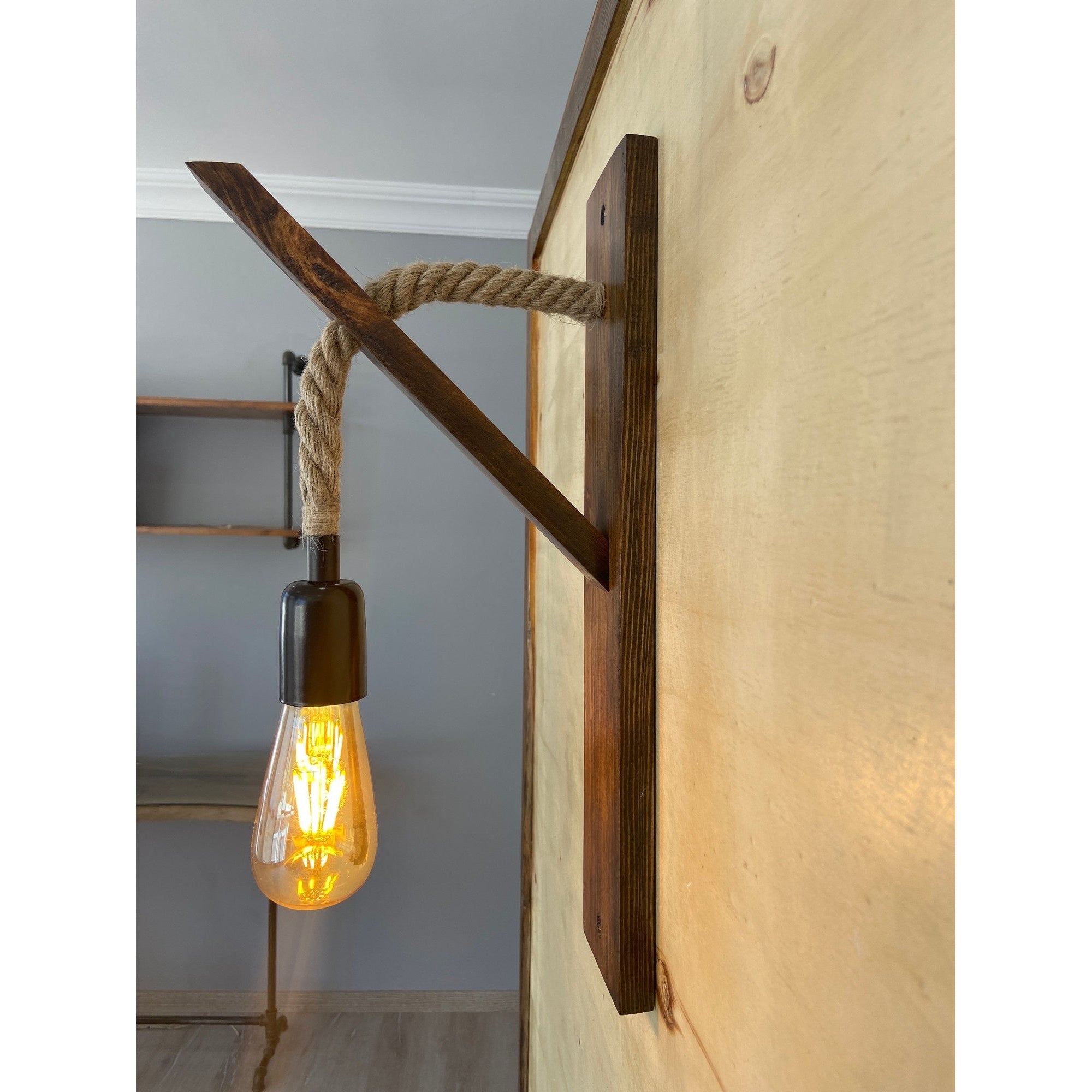 Opviq Ahşap Aplik 18 Wall Light