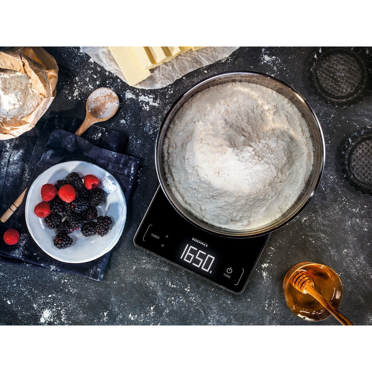 Electronic kitchen scale Soehnle Page Profi 100, black