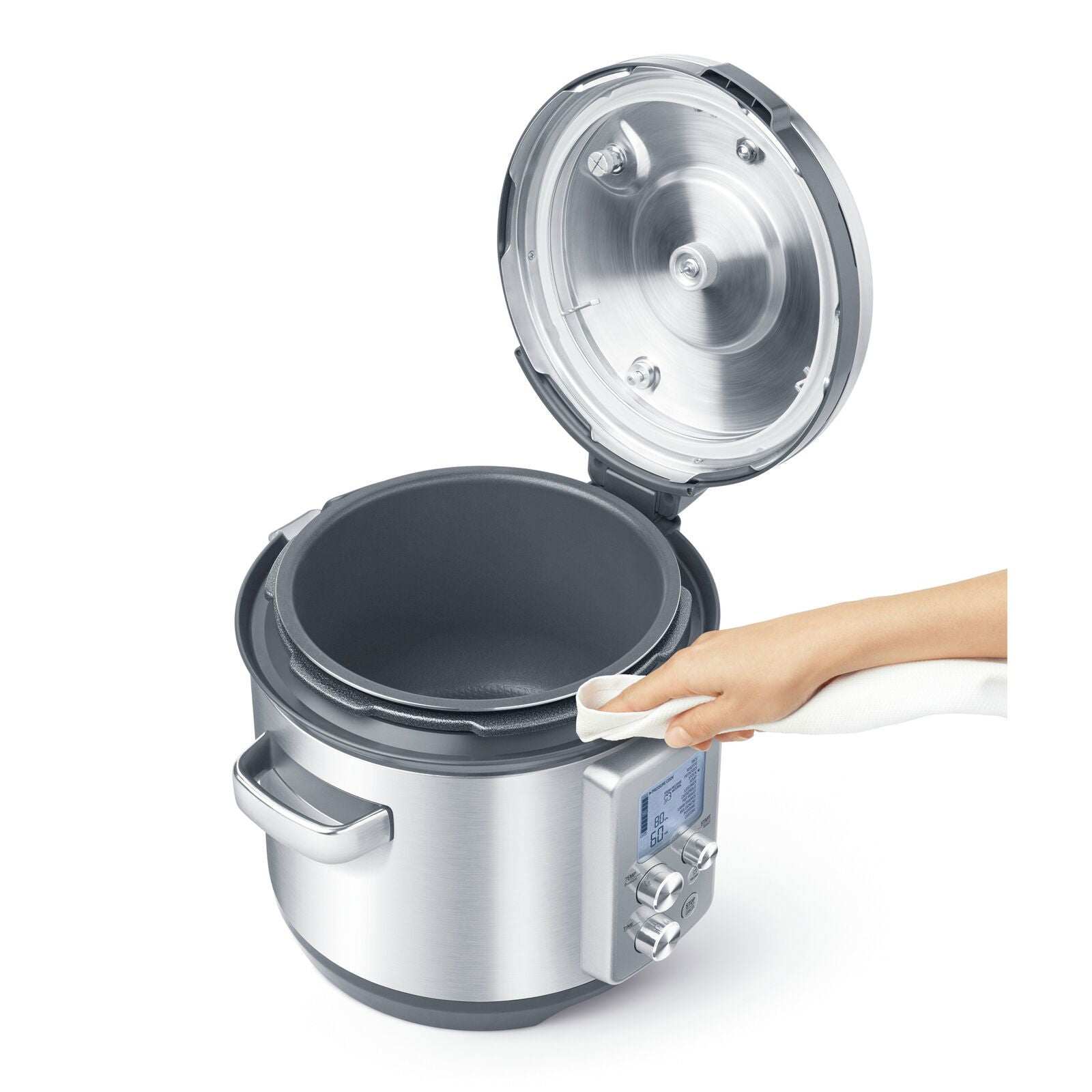 Sage SPR 700 BSS Pressure and Slow Cooker, Brushed Steel