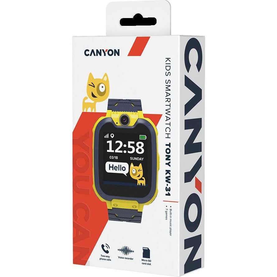 Smartwatch Canyon CNE-KW31, Yellow