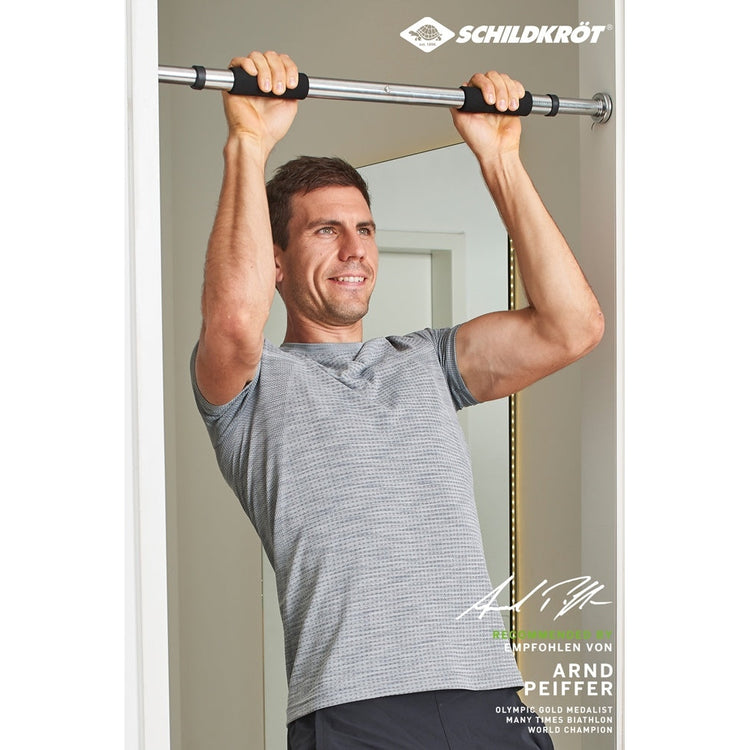 Retractor crossbar Schildkrot Fitness Door Gym Bar, 63 - 96 cm