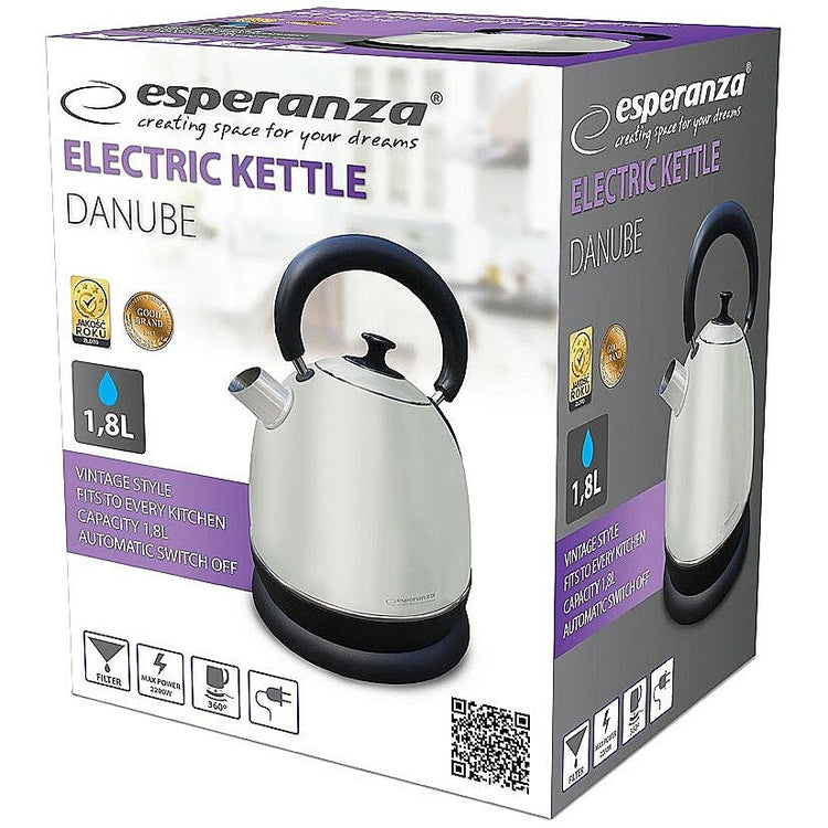 Esperanza Danube Electric Kettle, 1.8 l