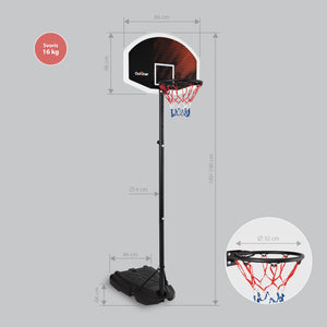 Basketball Stand with Board and Hoop Outliner S881R