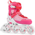 Blackwheels Playful roller skates, white/pink/purple, 39-42