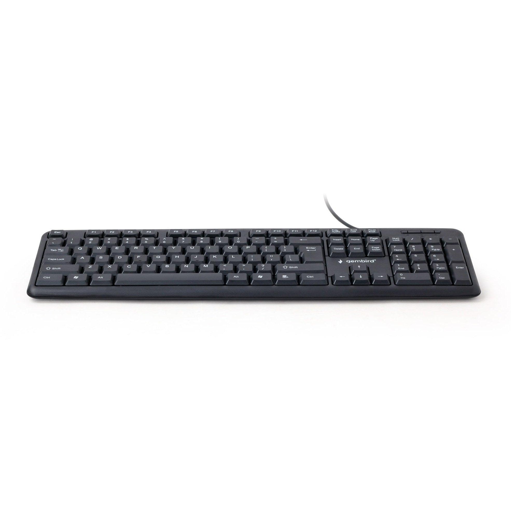 Keyboard Gembird KB-U-103, EN, black