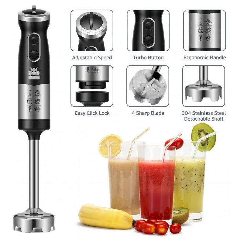 Hand blender ForMe FHB-705, silver