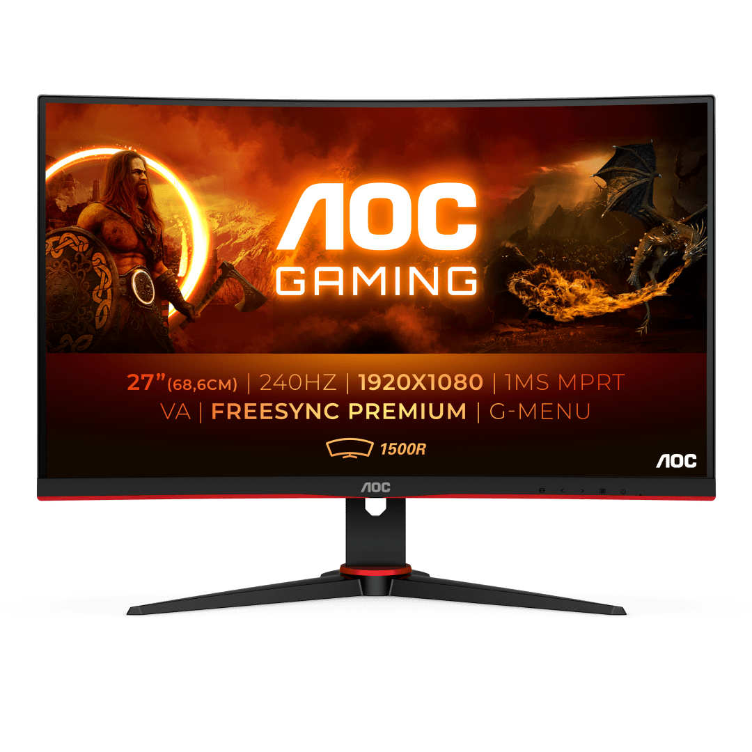 AOC 27" FullHD Gaming Monitor C27G2ZE/BK
