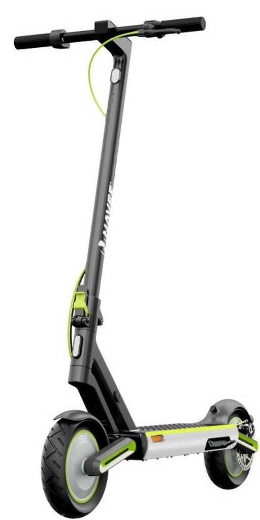 Navee S65 Electric Scooter, white/black/green