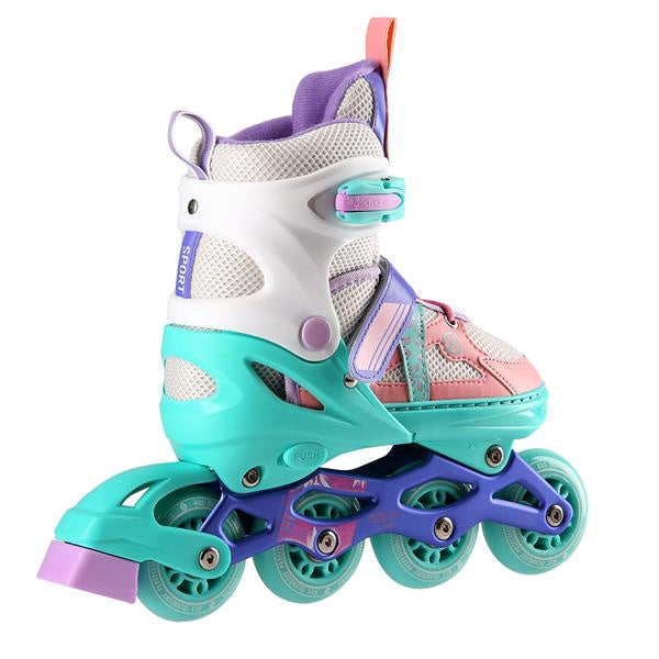 Roller skates Nils Extreme NJ1828A M, white/mint, 35-38