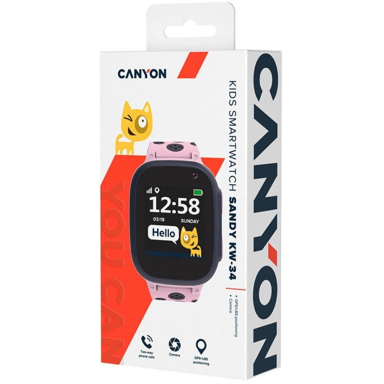 Canyon CNE-KW34 Smart watch, pink