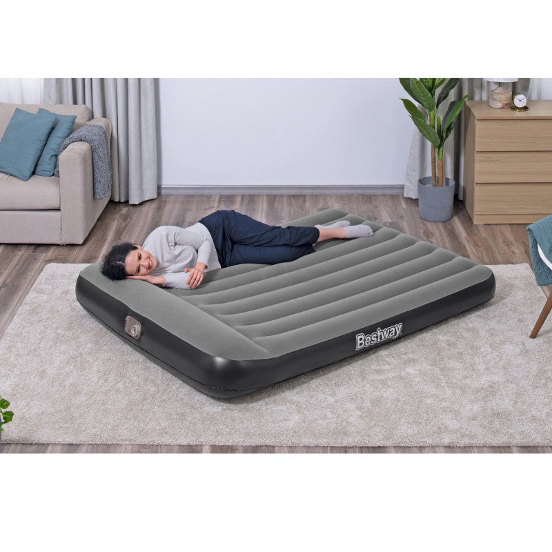 Inflatable Mattress Bestway Tritech, Black/Grey, 203 cm x 152 cm x 30 cm