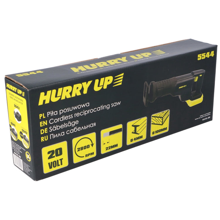 Hurry Up Cordless Reciprocating Saw, 20 V