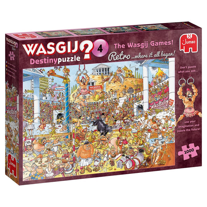 Jumbo Wasgij? Retro Destiny #4 The Wasgij Games 1000 Piece Jigsaw Puzzle