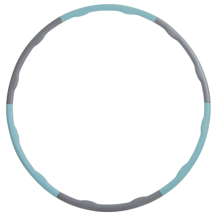 Schildkrot Fitness Hula Hoop, 100 cm, 1.2 kg, Blue/Grey