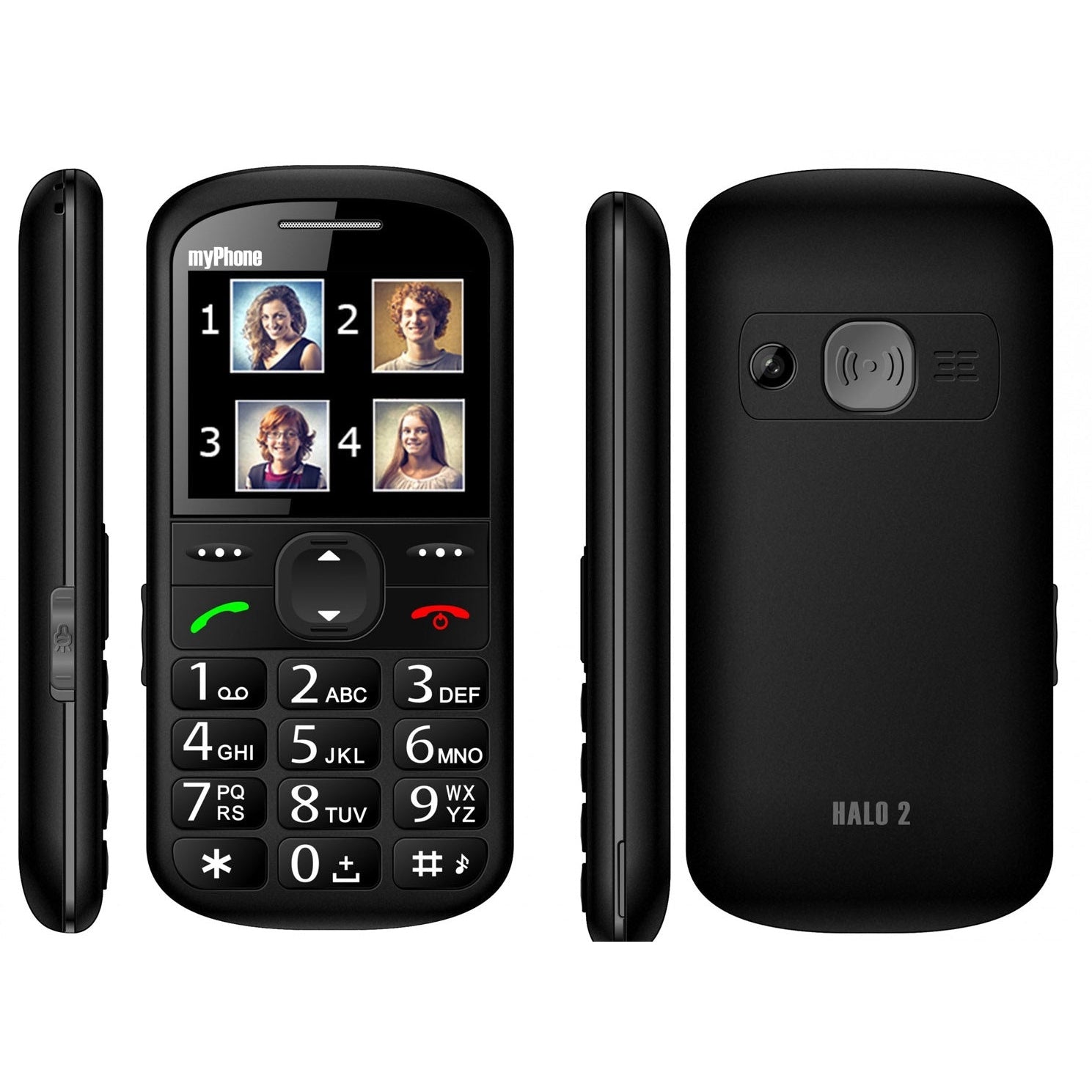 MyPhone HALO 2, 24 MB, Black