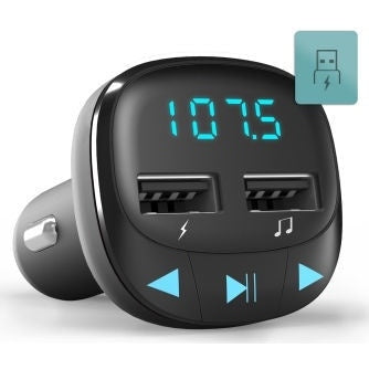 FM modulator - FM Car Transmitter, Black