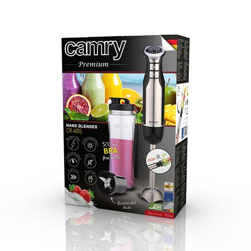 Hand blender Camry Smoothie CR 4615, black/stainless steel