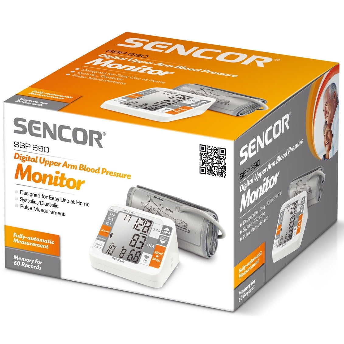 Upper Arm Blood Pressure Monitor Sencor SBP 690