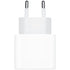 Phone charger Apple MHJE3ZM/A 20W, USB Type C/AC, white, 20 W