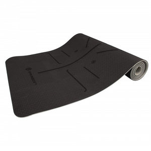 Springos YG0013 Fitness and Yoga Mat, Black, 183 cm x 61 cm x 0.6 cm