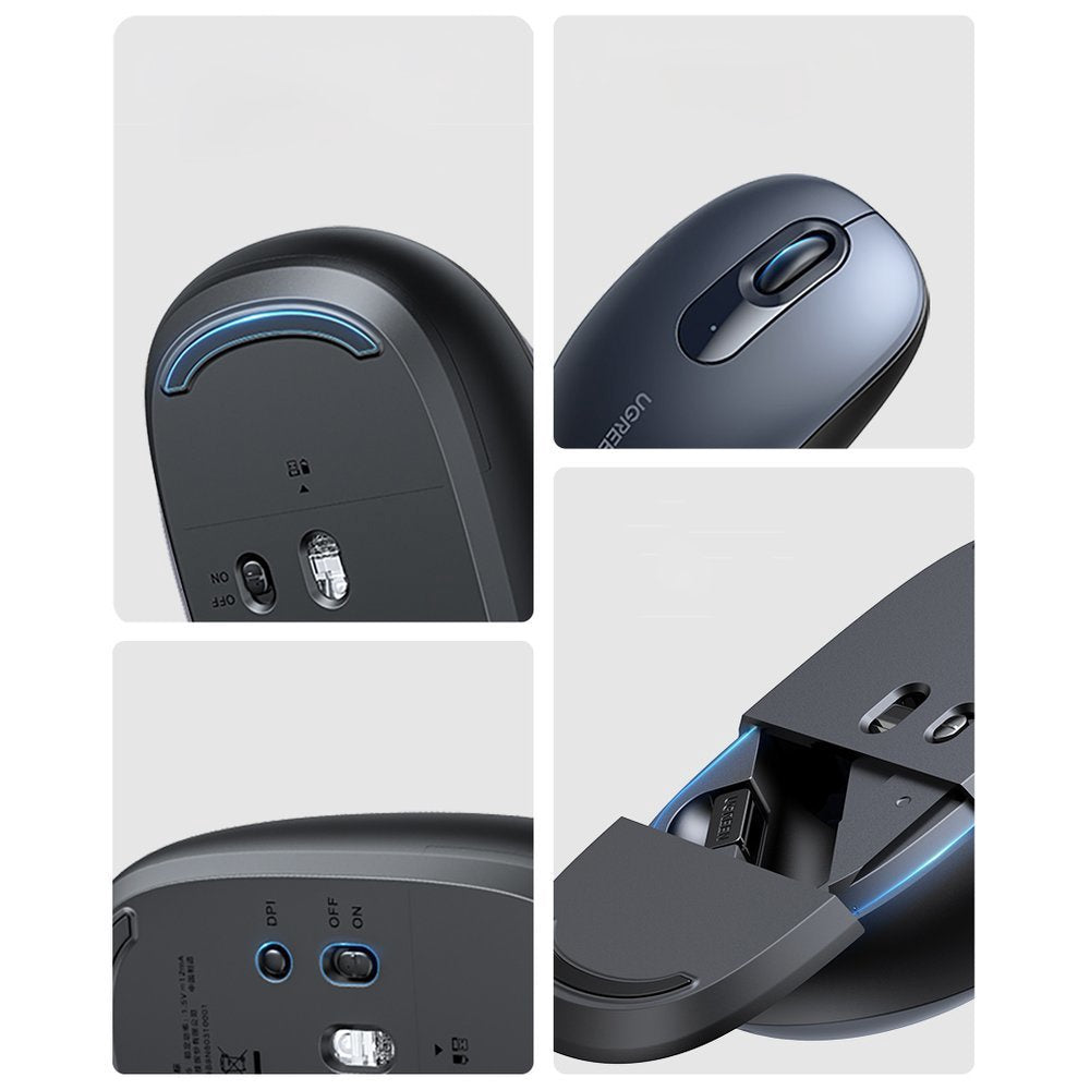 Computer mouse Ugreen MU105, black