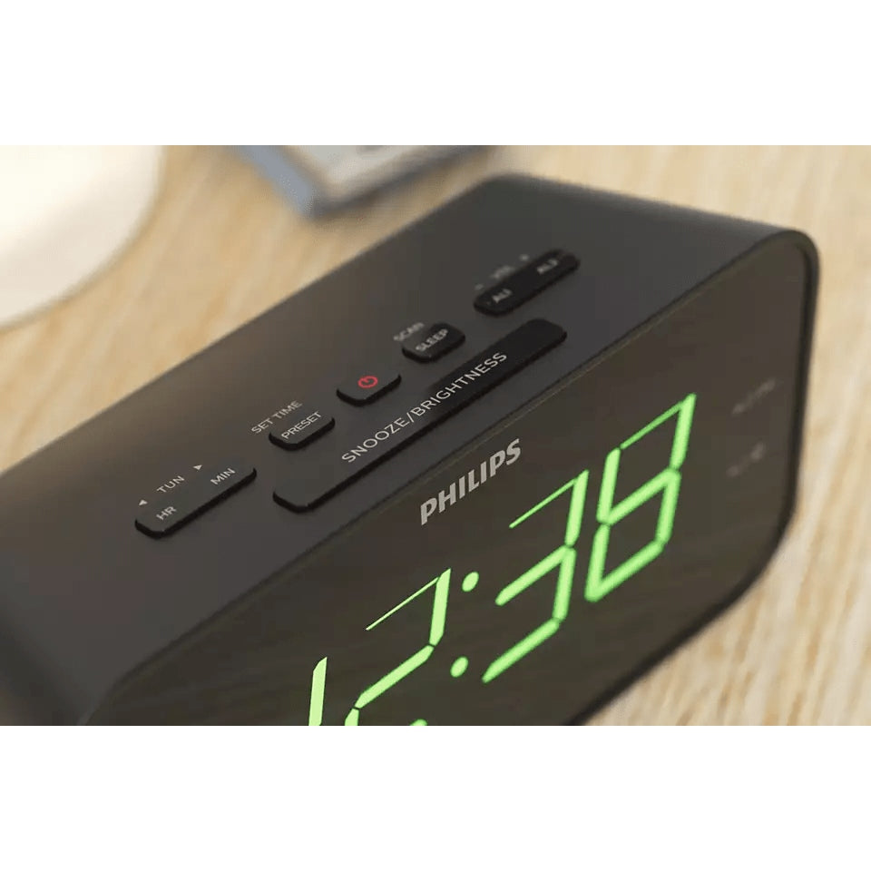 Radio alarm clock Philips TAR3306/12, black