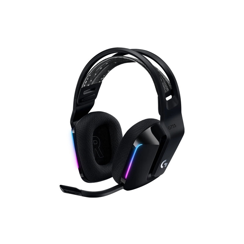 Logitech G733 Lightspeed Wireless Gaming Headset, black