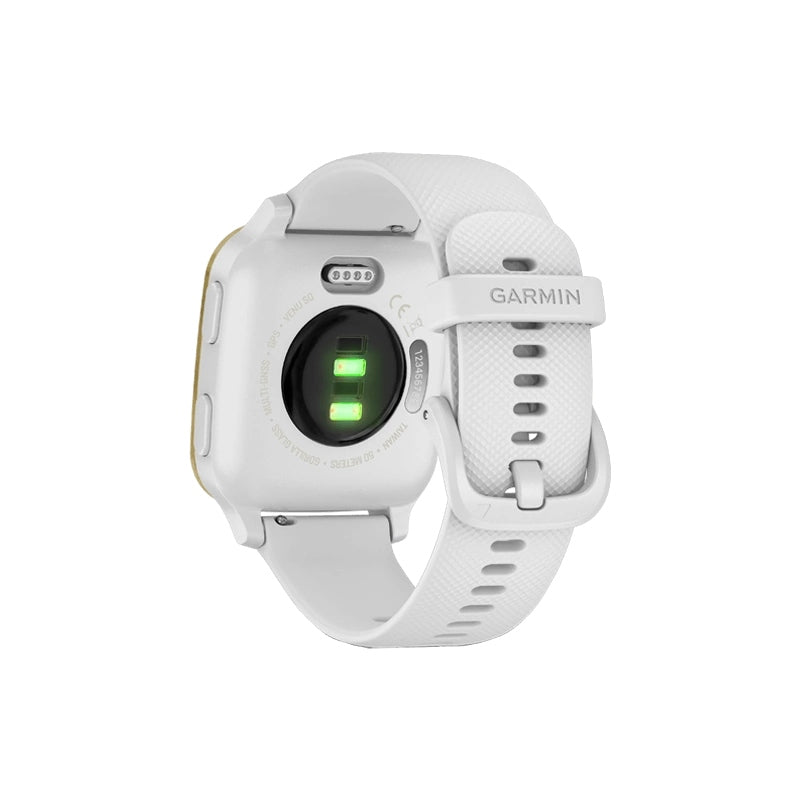 Garmin Venu Sq, White / Gold