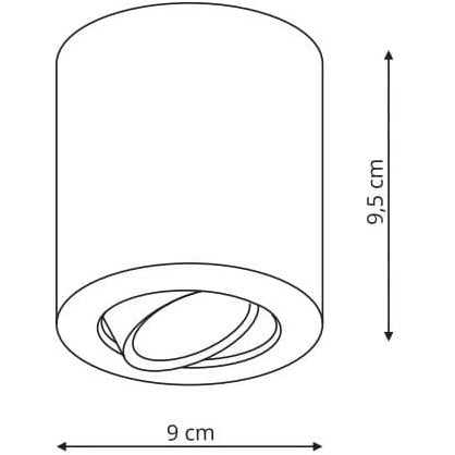 Luminaire Ceiling Light Prestige Toulon, 50 W, GU10