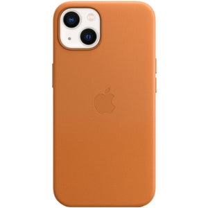 iPhone 13 Mini Leather Case - Golden Brown